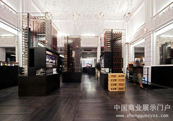 波尔多Max Wine Gallery酒窖展示柜设计